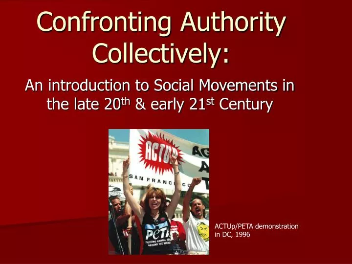 confronting authority collectively