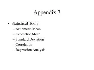 appendix 7