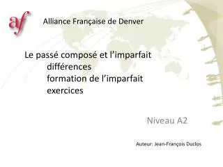 le pass compos et l imparfait diff rences formation de l imparfait exercices