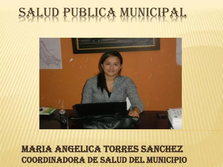 maria angelica torres sanchez coordinadora de salud del municipio