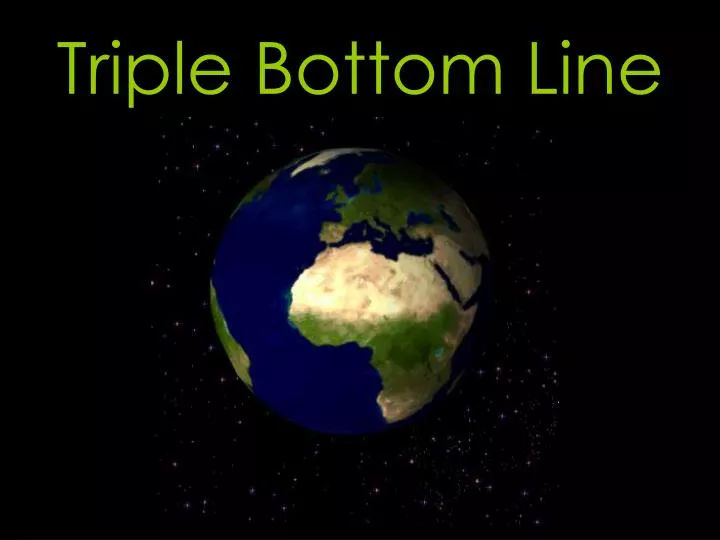 triple bottom line