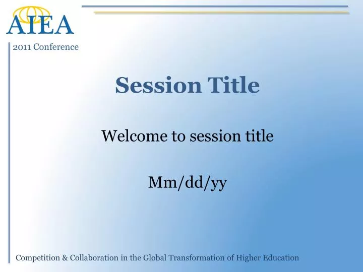 session title