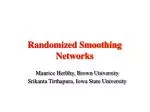 Randomized Smoothing Networks - slide 1