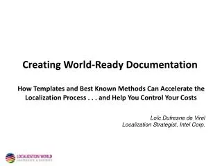 Creating World-Ready Documentation