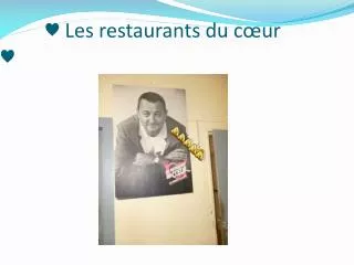 les restaurants du c ur