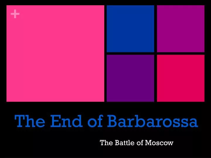 the end of barbarossa