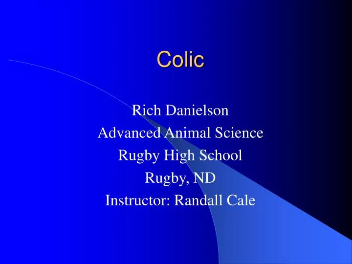 colic