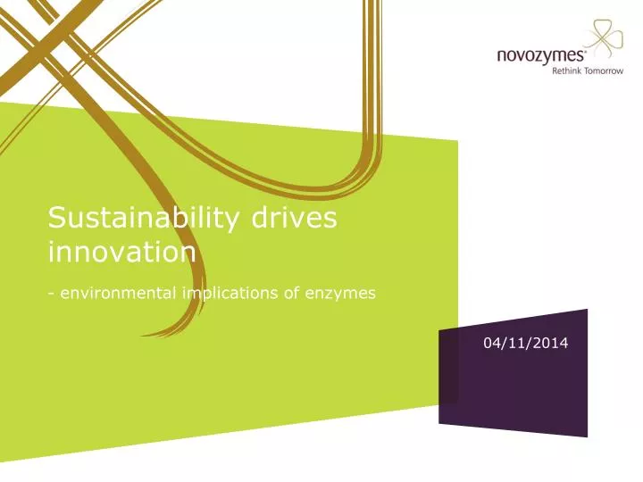 sustainability drives innovation