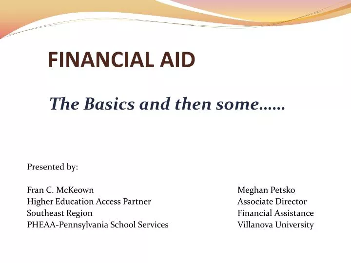 financial aid