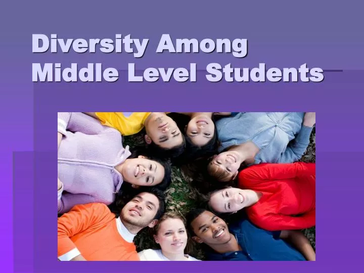 diversity among middle level students