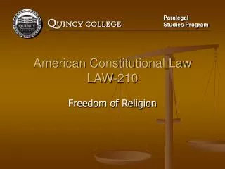 American Constitutional Law LAW-210