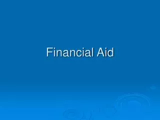 Financial Aid