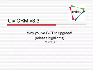 CiviCRM v3.3