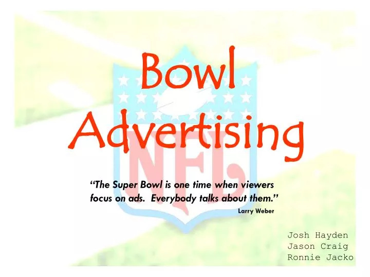 bowl advertising