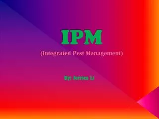 IPM (Integrated Pest Management)