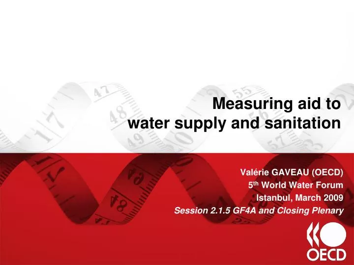 measuring aid to water supply and sanitation