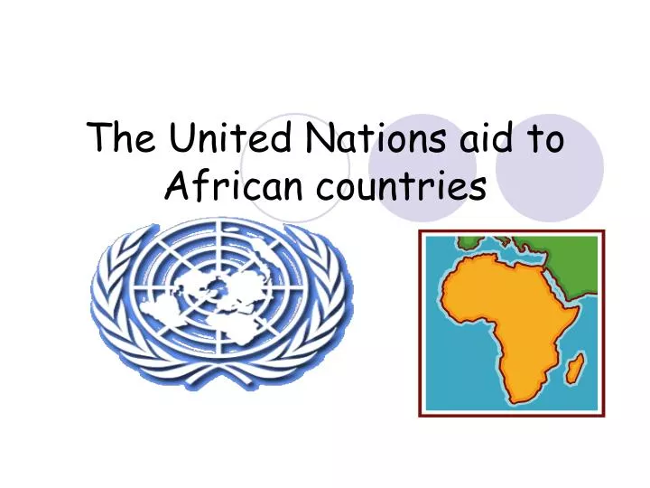 the united nations aid to african countries