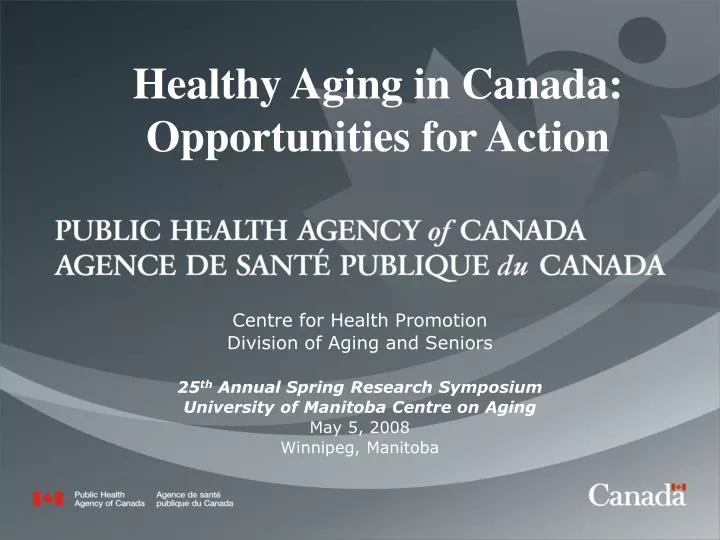healthy aging in canada opportunities for action