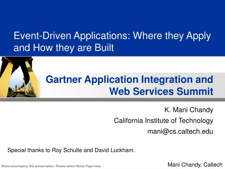 event driven applications where they apply and how they are built