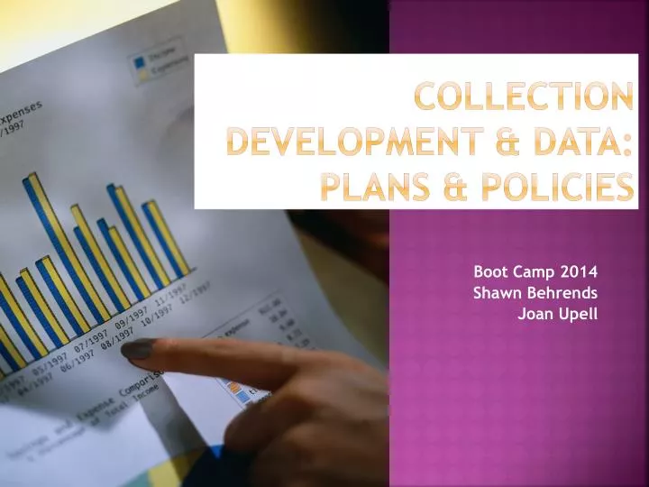 collection development data plans policies