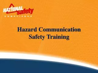 Hazard Communication Safety Training