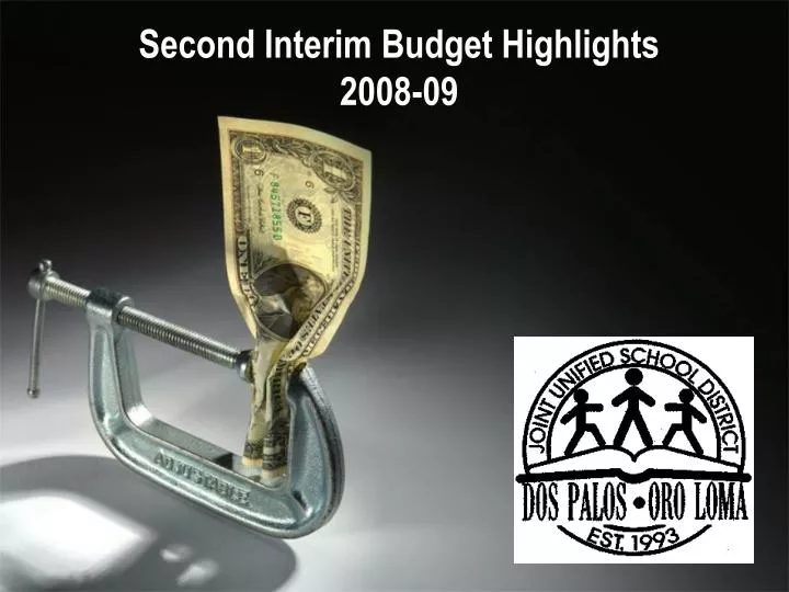 second interim budget highlights 2008 09