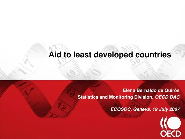 aid to least developed countries