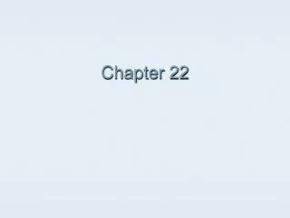 Chapter 22