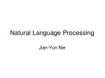 Exploring the Foundations and Applications of Natural Language Processing - slide 1