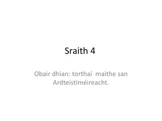 sraith 4