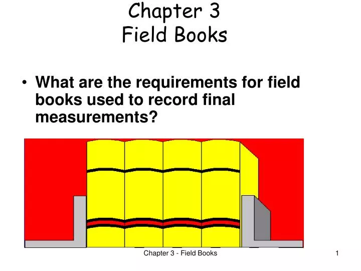 chapter 3 field books