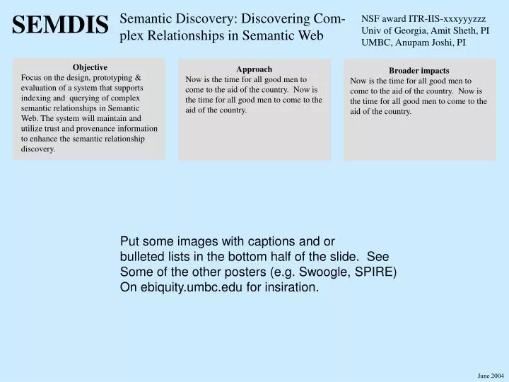semantic discovery discovering com plex relationships in semantic web