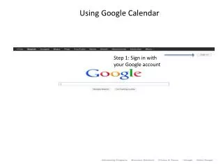 Step 1: Sign in with your Google account