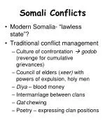 Somali Conflicts - slide 1
