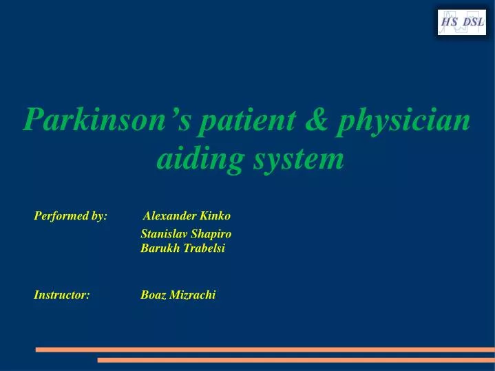 parkinson s patient physician aiding system
