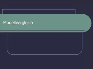 modellvergleich