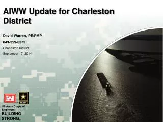 AIWW Update for Charleston District