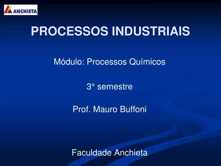 processos industriais