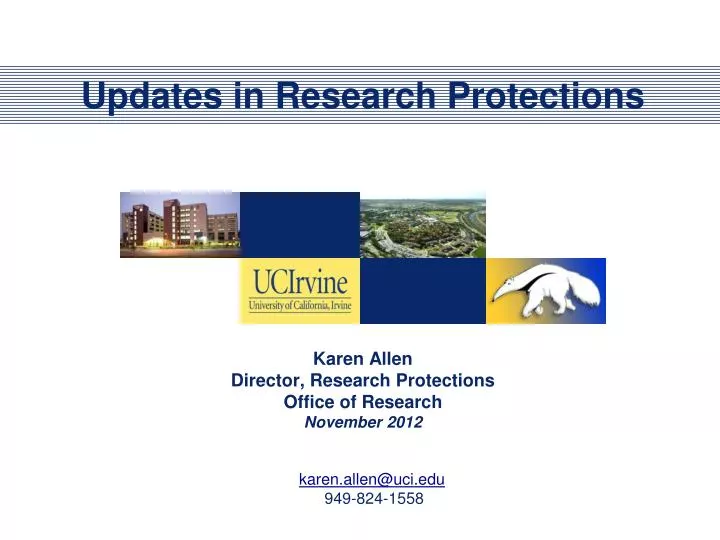 updates in research protections