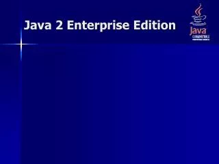 Java 2 Enterprise Edition