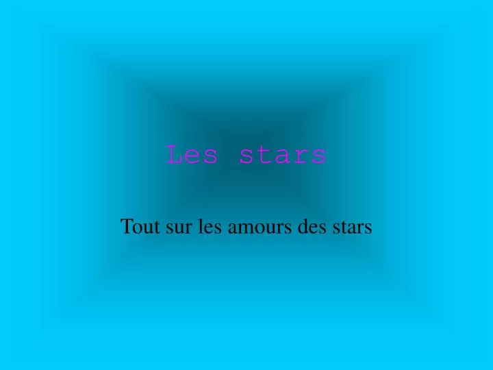 les stars