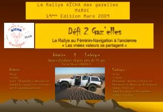 d fi 2 gaz elles le rallye au f minin navigation l ancienne les vraies valeurs se partagent