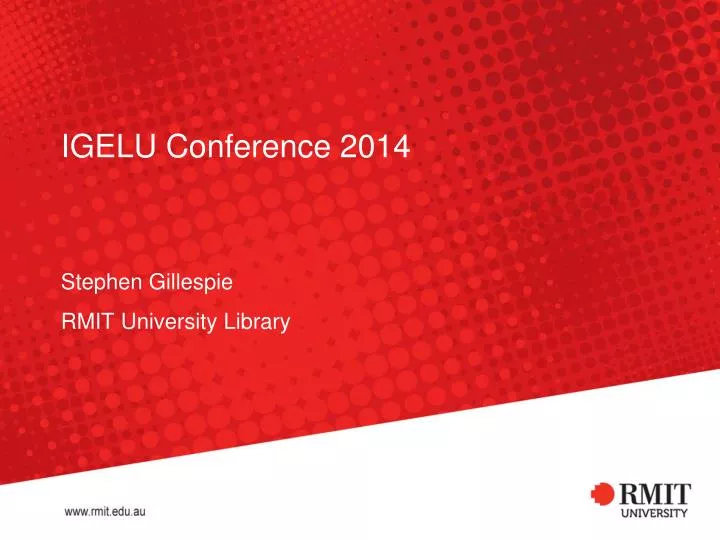 igelu conference 2014