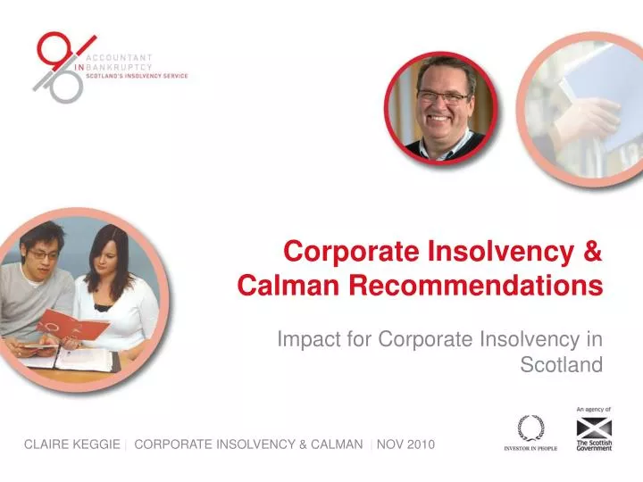 corporate insolvency calman recommendations