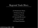 Regional Trade Blocs - slide 1