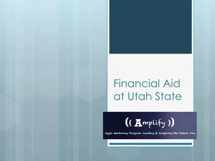 financial aid at utah state