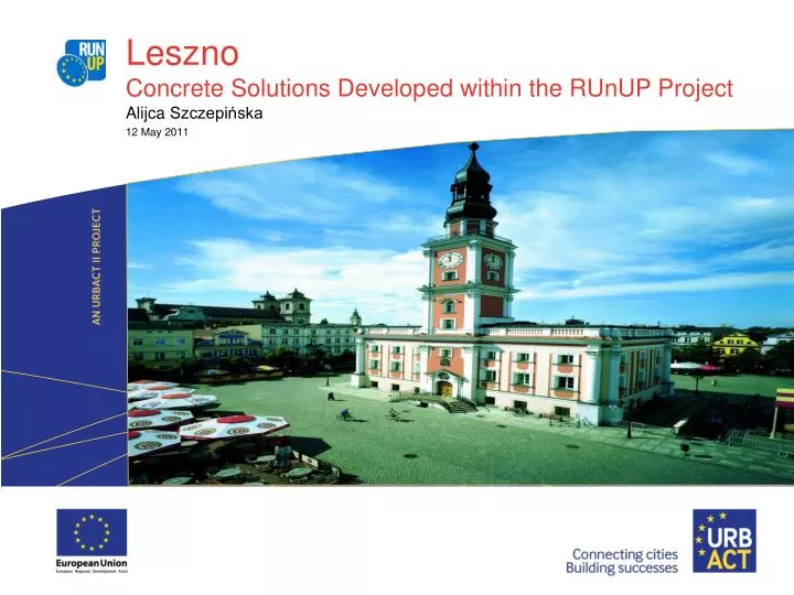 leszno concrete solutions developed within the runup project