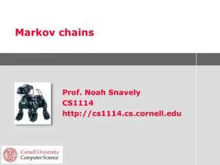 Markov chains