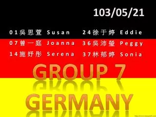 Group 7 Germany