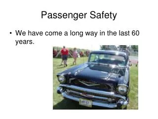 Passenger Safety